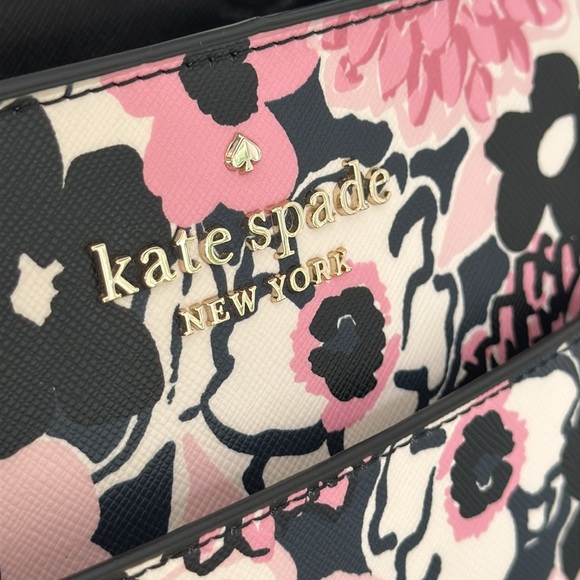 Kate Spade Staci Floral Satchel Bag EUC - Picture 10 of 16